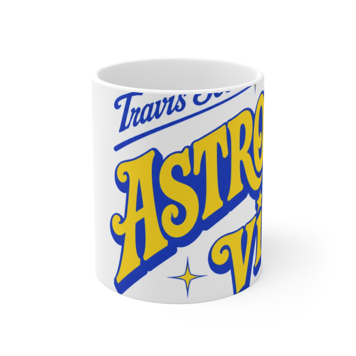 Travis Scott "Astroworld vibes" White Mug - Official mugs merchandise