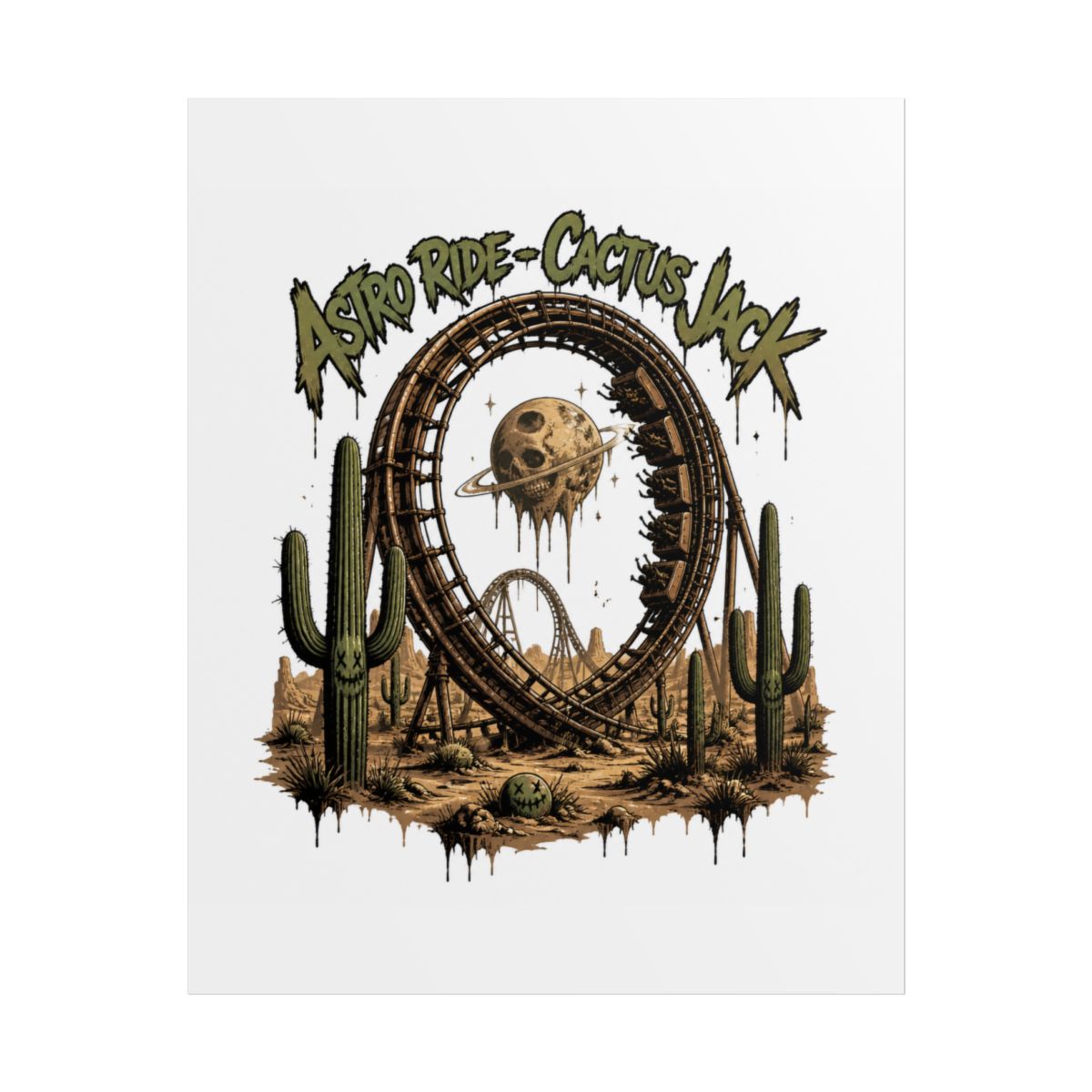 Travis Scott "Astro Ride - Cactus Jack" Poster