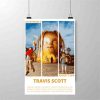 2023 Pop Music Album Travis Scott Utopia Poster Aesthetic Rapper Hip Hop Astroworld Cover Canvas Print 17 - Travis Scott Merch