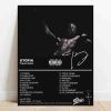 2023 Pop Music Album Travis Scott Utopia Poster Aesthetic Rapper Hip Hop Astroworld Cover Canvas Print 2 - Travis Scott Merch