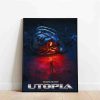 2023 Pop Music Album Travis Scott Utopia Poster Aesthetic Rapper Hip Hop Astroworld Cover Canvas Print 26 - Travis Scott Merch