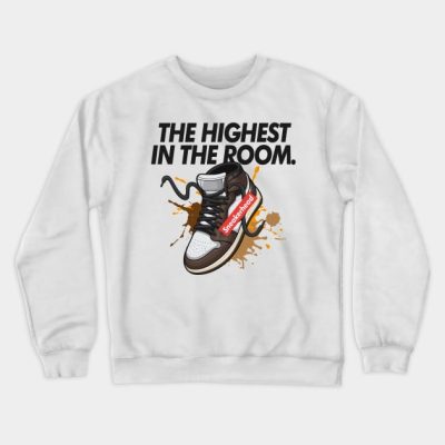 Highest In The Room Hype Sneakerhead Crewneck Sweatshirt Official Travis Scott Merch