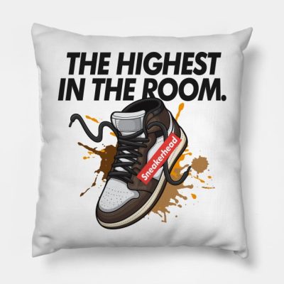 Highest In The Room Hype Sneakerhead Throw Pillow Official Travis Scott Merch