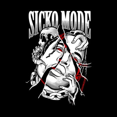 Sicko Mode B And W Mug Official Travis Scott Merch