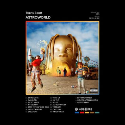 Travis Scott Astroworld Tracklist Album Mug Official Travis Scott Merch