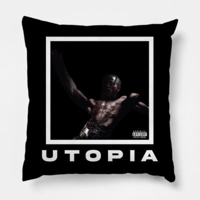 Travis Scott Utopia Throw Pillow Official Travis Scott Merch